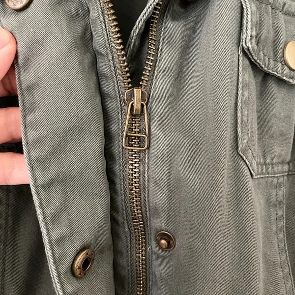 Utility olive green jacket XS - Picture 3 of 11
